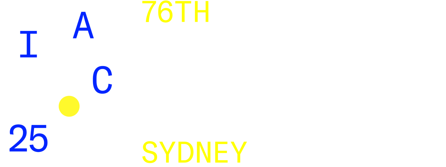 Program IAC 2025 in Sydney, Australia 29.SEP 03.OCT