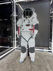 Prada-designed space suit, the Axiom Extravehicular Mobility Unit (AxEMU)